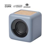 CASSA BLUETOOTH IN CEMENTO E SUGHERO